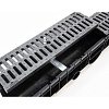 Лоток Ecoteck MEDIUM 100.125 h145 с решеткой пластиковой, кл. С250 (металлик) Лоток Ecoteck MEDIUM 100.125 h145 с решеткой пластиковой, кл. С250 (металлик)