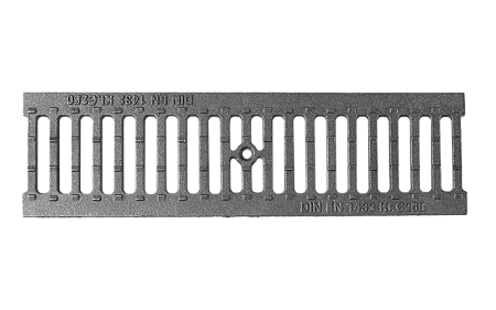 Решетка водоприемная Ecoteck Standart 100 чугунная щелевая грунт кл.С250 Решетка водоприемная Ecoteck Standart 100 чугунная щелевая грунт кл.С250
