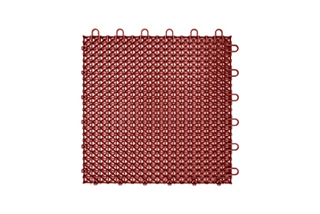 Нап-ое спорт-е модул-е покр-е реш-той ст-ры в виде плит Экотек спорт(красный) Нап-ое спорт-е модул-е покр-е реш-той ст-ры в виде плит Экотек спорт(красный)