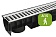 Лоток Ecoteck STANDART 100.125h129 c решеткой стальной, кл. А15 Лоток Ecoteck STANDART 100.125h129 c решеткой стальной, кл. А15